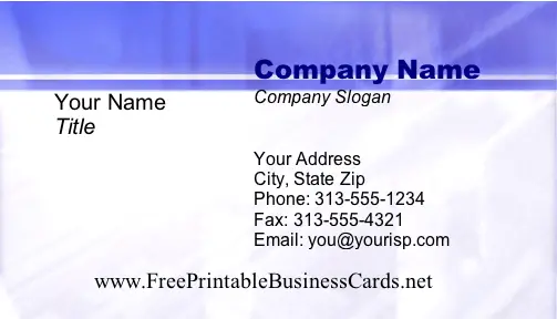 Technology #3 business card