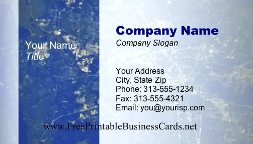 Satellite View business card