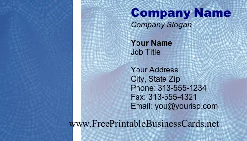 Tech business card