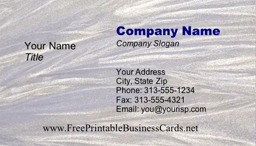Texture #11 business card