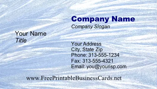 Texture #11a business card