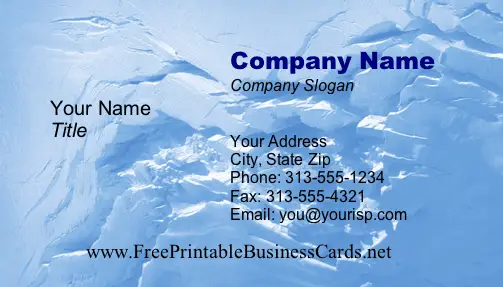 Texture #1a business card