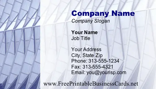 Windows business card