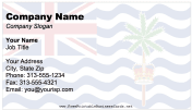 British Indian Ocean Territory business card