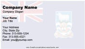 Falkland Islands business card