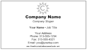Minimalist Monogram C business card