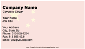 Peoples Republic Of China business card