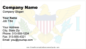 United States Virgin Islands business card