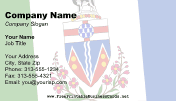 Flag of Yukon business card