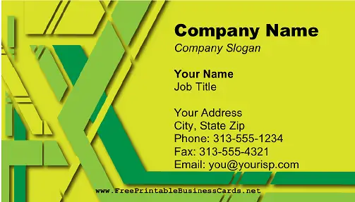 Lemon Lime Colors business card