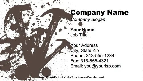 Carpenter Wrench business card