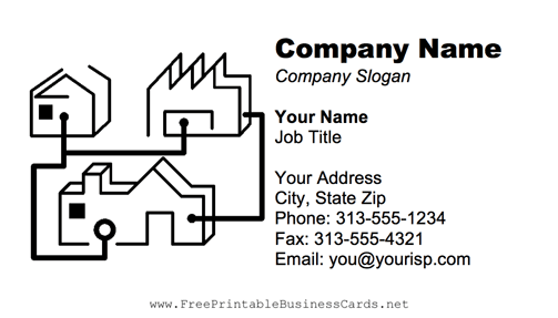 Computer Network business card
