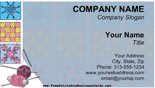 Etsy business card