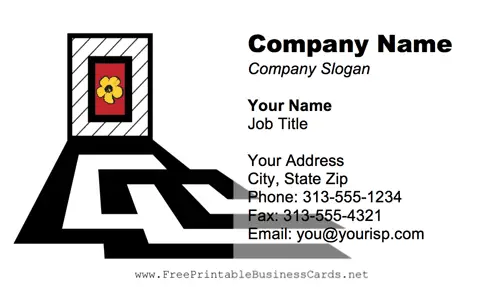 Interior Design business card