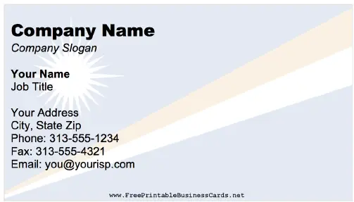 Marshall Islands business card