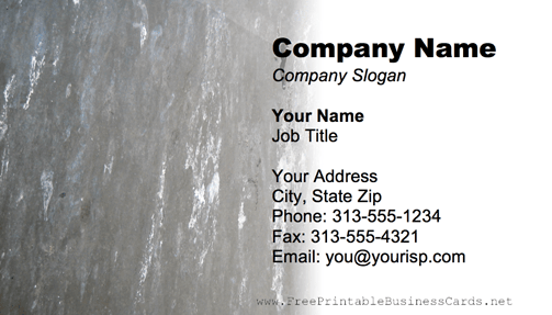 Metal Texture White And Gray business card