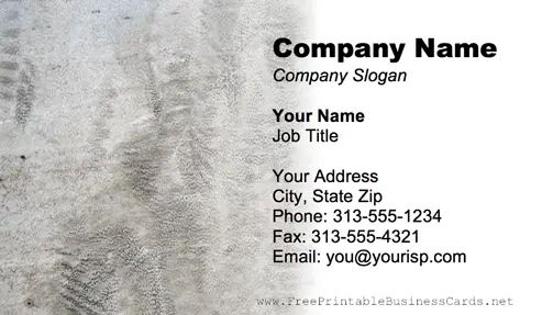 Metal Texture business card