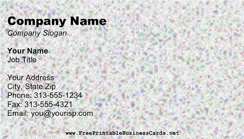 Nebula business card