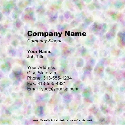 Nebula Square business card