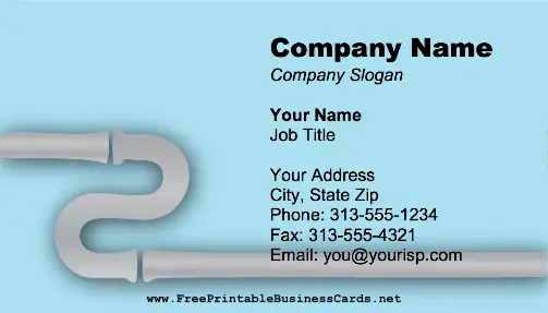 Silver Pipes business card