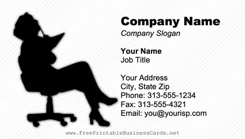 Psychologist business card