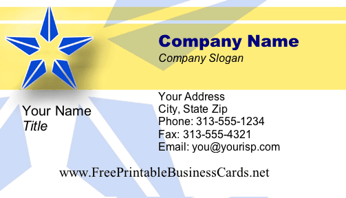 Executive #1 business card