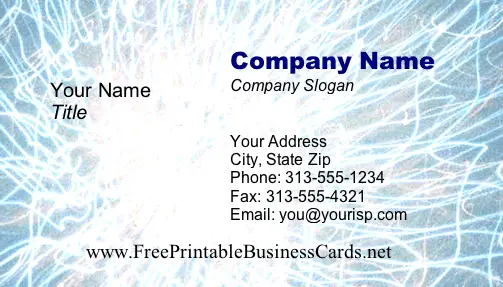 Business #4 business card
