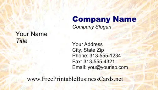 Business #4a business card