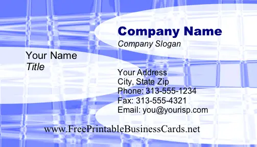 Business #6 business card