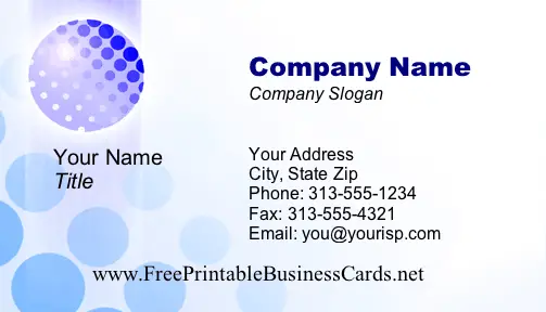 Corporate #2 business card
