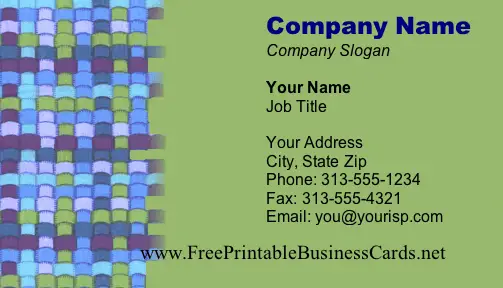 Funky #2 business card