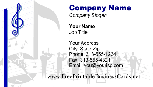 Musical business card