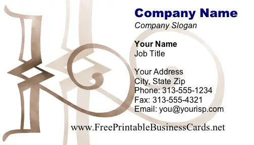 Side Scroll #2 business card