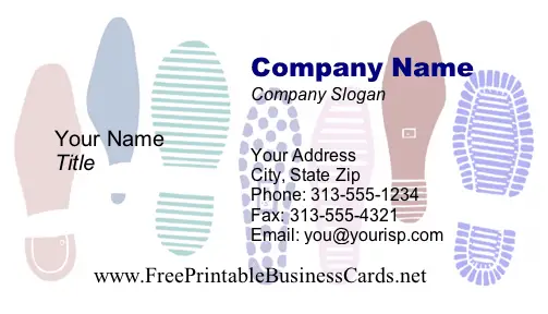 Steps business card