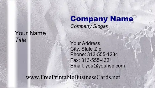 Texture #12a business card