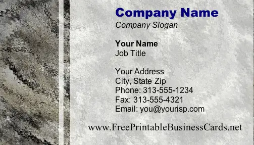 Texture #14 business card