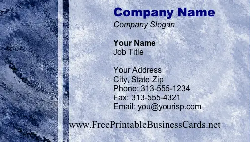 Texture #14a business card