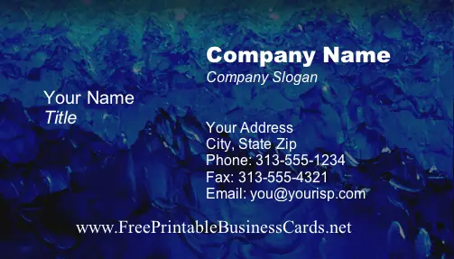 Texture #15 business card