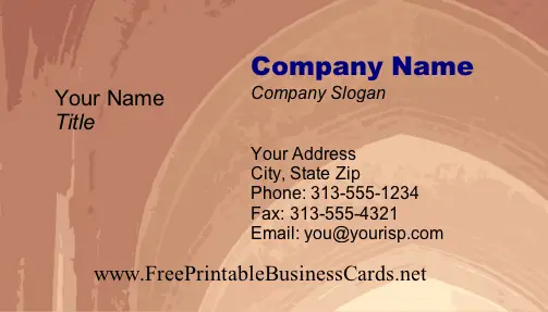 Texture #3a business card