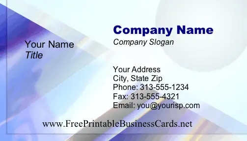 Texture #6 business card