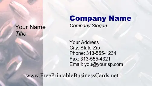 Texture #8 business card