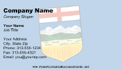 Flag of Alberta business card