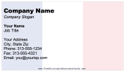 France business card