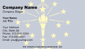 Indiana Flag business card