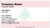 Lebanon business card