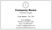 Minimalist Monogram I business card