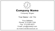 Minimalist Monogram J business card