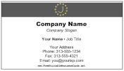 Minimalist Monogram J Color business card