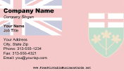 Ontario Flag business card