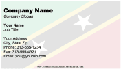 Saint Kitts And Nevis business card